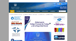 Desktop Screenshot of oj.gob.gt